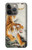 S2751 Chinese Tiger Brush Painting Hülle Schutzhülle Taschen für iPhone 13 Pro Max