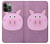 S3269 Pig Cartoon Hülle Schutzhülle Taschen für iPhone 13 Pro Max