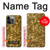 S3388 Gold Glitter Graphic Print Hülle Schutzhülle Taschen für iPhone 13 Pro Max