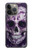 S3582 Purple Sugar Skull Hülle Schutzhülle Taschen für iPhone 13 Pro Max