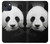 S1072 Panda Bear Hülle Schutzhülle Taschen für iPhone 13