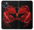 S2092 Red Siamese Fighting Fish Hülle Schutzhülle Taschen für iPhone 13