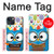 S2521 Cute Nerd Owl Cartoon Hülle Schutzhülle Taschen für iPhone 13
