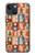 S2854 Cute Xmas Pattern Hülle Schutzhülle Taschen für iPhone 13