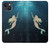 S3250 Mermaid Undersea Hülle Schutzhülle Taschen für iPhone 13