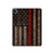 S3804 Fire Fighter Metal Red Line Flag Graphic Hülle Schutzhülle Taschen für iPad Pro 12.9 (2022, 2021, 2020, 2018), iPad Air 13 (2025, 2024)