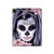 S3821 Sugar Skull Steam Punk Girl Gothic Hülle Schutzhülle Taschen für iPad Pro 12.9 (2022, 2021, 2020, 2018), iPad Air 13 (2025, 2024)