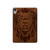 S2529 Leo Zodiac Tattoo Brown Graphic Print Hülle Schutzhülle Taschen für iPad mini 6 7, iPad mini (2021,2024)