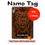 S2529 Leo Zodiac Tattoo Brown Graphic Print Hülle Schutzhülle Taschen für iPad mini 6 7, iPad mini (2021,2024)