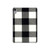 S2842 Black and White Buffalo Check Pattern Hülle Schutzhülle Taschen für iPad mini 6 7, iPad mini (2021,2024)
