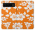 S2245 Hawaiian Hibiscus Orange Pattern Hülle Schutzhülle Taschen für Google Pixel 6