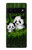 S2441 Panda Family Bamboo Forest Hülle Schutzhülle Taschen für Google Pixel 6