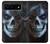 S2585 Evil Death Skull Pentagram Hülle Schutzhülle Taschen für Google Pixel 6