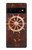 S2766 Ship Wheel Rusty Texture Hülle Schutzhülle Taschen für Google Pixel 6
