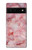 S2843 Pink Marble Texture Hülle Schutzhülle Taschen für Google Pixel 6