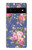 S3265 Vintage Flower Pattern Hülle Schutzhülle Taschen für Google Pixel 6
