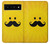 S1145 Yellow Mustache Sun Hülle Schutzhülle Taschen für Google Pixel 6 Pro
