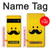 S1145 Yellow Mustache Sun Hülle Schutzhülle Taschen für Google Pixel 6 Pro