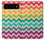S2362 Rainbow Colorful Shavron Zig Zag Pattern Hülle Schutzhülle Taschen für Google Pixel 6 Pro