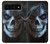 S2585 Evil Death Skull Pentagram Hülle Schutzhülle Taschen für Google Pixel 6 Pro