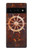 S2766 Ship Wheel Rusty Texture Hülle Schutzhülle Taschen für Google Pixel 6 Pro