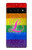 S2900 Rainbow LGBT Lesbian Pride Flag Hülle Schutzhülle Taschen für Google Pixel 6 Pro