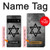 S3107 Judaism Star of David Symbol Hülle Schutzhülle Taschen für Google Pixel 6 Pro