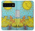 S3435 Tarot Card Moon Hülle Schutzhülle Taschen für Google Pixel 6 Pro