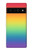 S3698 LGBT Gradient Pride Flag Hülle Schutzhülle Taschen für Google Pixel 6 Pro
