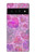 S3710 Pink Love Heart Hülle Schutzhülle Taschen für Google Pixel 6 Pro