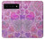 S3710 Pink Love Heart Hülle Schutzhülle Taschen für Google Pixel 6 Pro