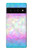 S3747 Trans Flag Polygon Hülle Schutzhülle Taschen für Google Pixel 6 Pro