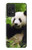 S1073 Panda Enjoy Eating Hülle Schutzhülle Taschen für Samsung Galaxy A52s 5G