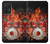 S1431 Skull Drum Fire Rock Hülle Schutzhülle Taschen für Samsung Galaxy A52s 5G