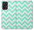 S1723 Mint Chevron Zigzag Hülle Schutzhülle Taschen für Samsung Galaxy A52s 5G