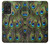 S1965 Peacock Feather Hülle Schutzhülle Taschen für Samsung Galaxy A52s 5G