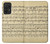 S2504 Vintage Music Sheet Hülle Schutzhülle Taschen für Samsung Galaxy A52s 5G