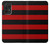 S2638 Black and Red Striped Hülle Schutzhülle Taschen für Samsung Galaxy A52s 5G
