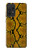 S3365 Yellow Python Skin Graphic Print Hülle Schutzhülle Taschen für Samsung Galaxy A52s 5G