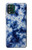 S3439 Fabric Indigo Tie Dye Hülle Schutzhülle Taschen für Motorola Moto G Stylus 5G