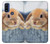 S0242 Cute Rabbit Hülle Schutzhülle Taschen für Motorola G Pure
