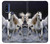 S0246 White Horse Hülle Schutzhülle Taschen für Motorola G Pure