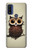 S0360 Coffee Owl Hülle Schutzhülle Taschen für Motorola G Pure