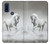 S0932 White Horse Hülle Schutzhülle Taschen für Motorola G Pure