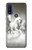 S0933 White Horses Hülle Schutzhülle Taschen für Motorola G Pure