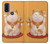 S1217 Maneki Neko Lucky Cat Hülle Schutzhülle Taschen für Motorola G Pure