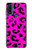 S1850 Pink Leopard Pattern Hülle Schutzhülle Taschen für Motorola G Pure