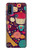 S2353 Paris Cartoon Vintage Pattern Hülle Schutzhülle Taschen für Motorola G Pure