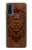 S2529 Leo Zodiac Tattoo Brown Graphic Print Hülle Schutzhülle Taschen für Motorola G Pure