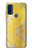 S2713 Yellow Snake Skin Graphic Printed Hülle Schutzhülle Taschen für Motorola G Pure